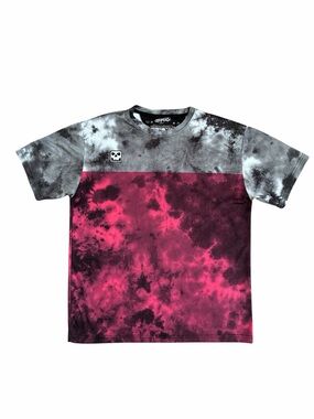 INFAMOUS Paintball Mens T Shirt Size XLARGE Pink Purple Colorblock